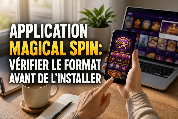 Application Magical Spin: vérifier le format avant de l’installer