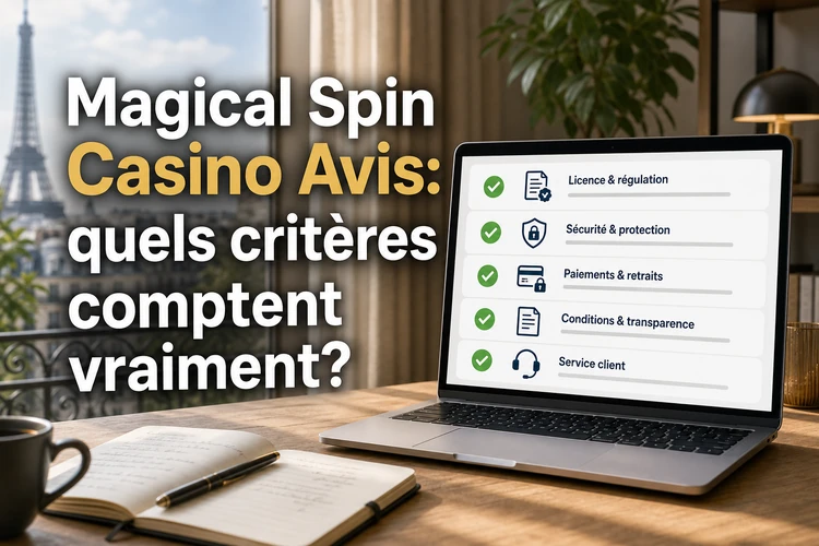 Magical Spin Casino Avis: quels critères comptent vraiment?