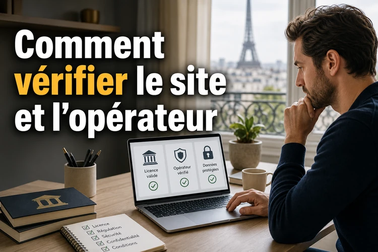 Comment vérifier le site et l’opérateur