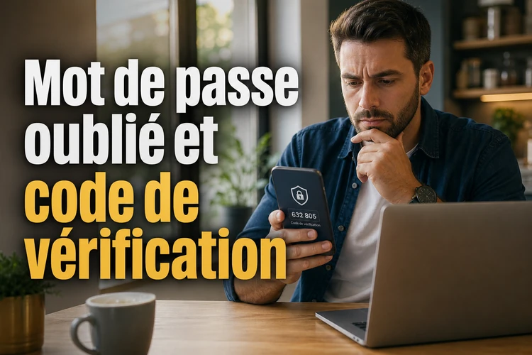 Mot de passe oublié et code de vérification